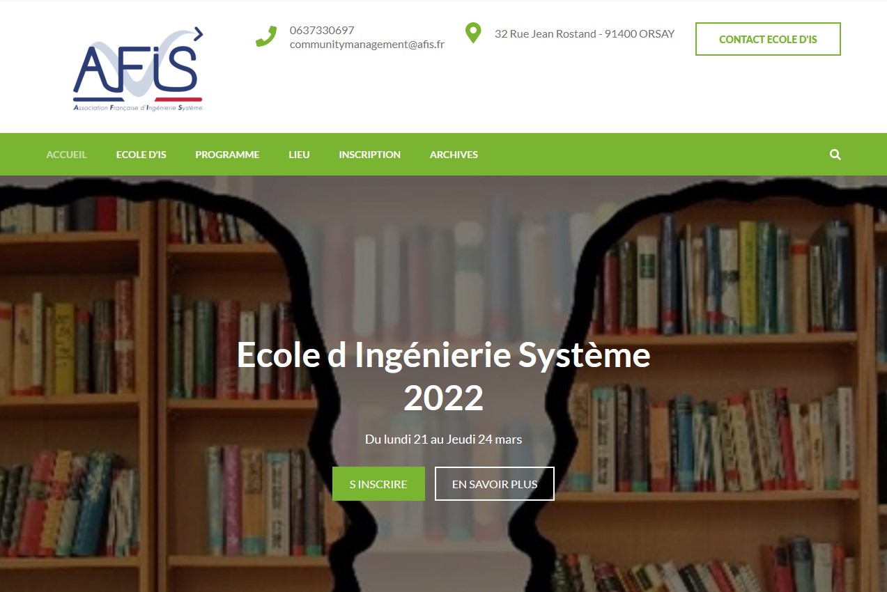 Site Ecole d'IS AFIS, 2e édition