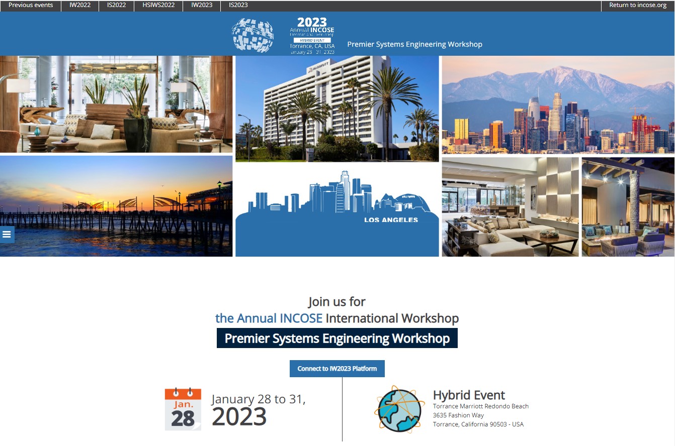 Last International Workshop 2023 : AFIS attendance to the INCOSE Event