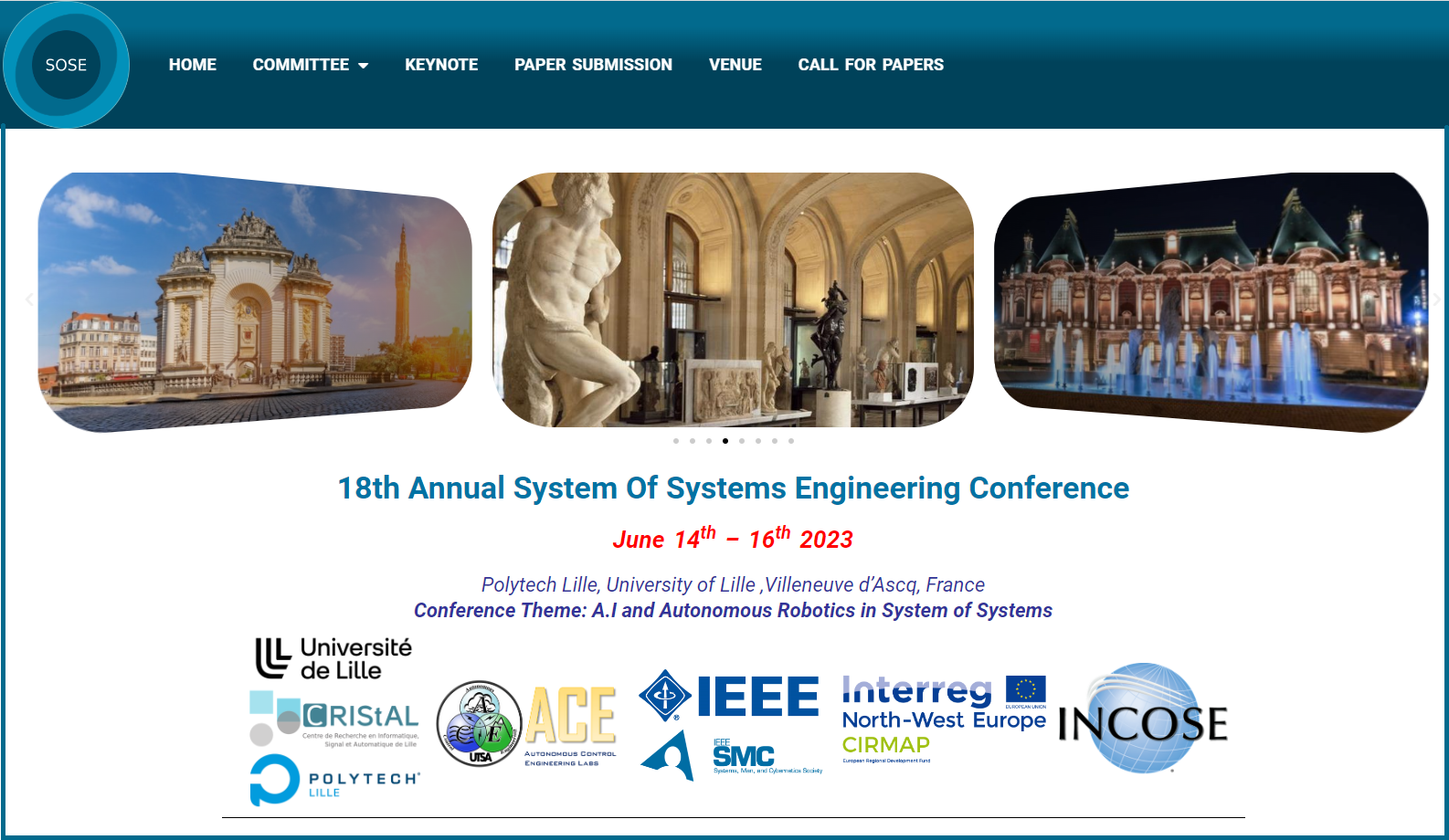 Conférence INCOSE "Systems of Systems Engineering 2023"