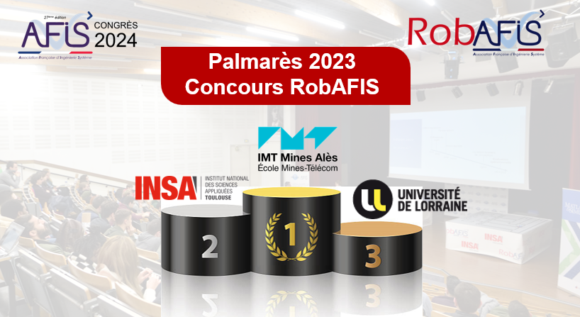 RobAFIS 2023 – 2024 : L’IMT Mines Alès remporte la 1ere marche du podium avec son robot !