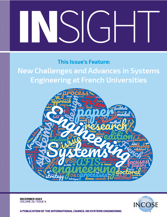 Numéro spécial INSIGHT Nouveaux challenges et avancées en Ingénierie Système…