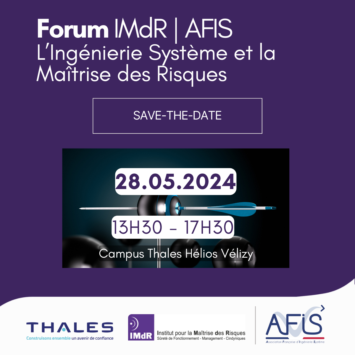 [Forum] IMdR / AFIS : Ingénierie Système et Maîtrise des Risques